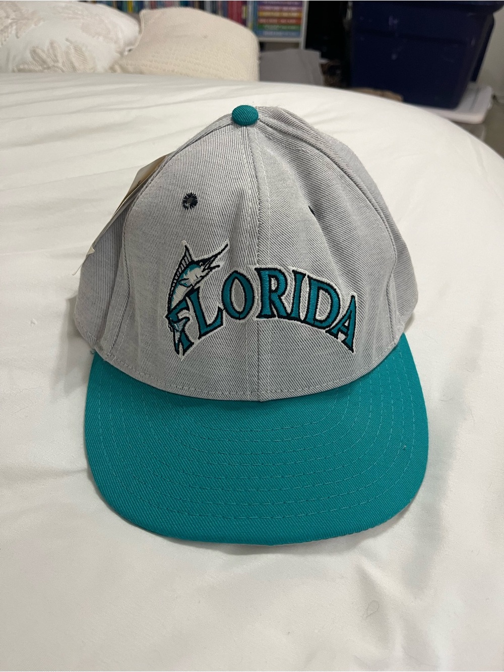 vintage 1990s Florida Marlins Pro-Line fitted hat